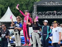 Putri Ketua MPR RI Bamsoet, Sabet Juara 4 Indonesia Drift Series (IDS) Round 1 and Round 2 di Ajang IIMS 2024