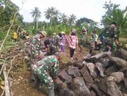 Kodim Boyolali dan Warga Kejar Target Selesaikan Sasaran Fisik TMMD