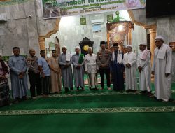Tingkatkan Silaturahmi, Personil Polsek Tambusai Giat Sholat Isya dan  Taraweh Ramadhan Keliling  Di Masjid Jami’