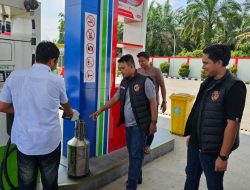 Pastikan Ketersediaan Dan Cegah Kelangkaan BBM, Personil Sat Reskrim Polres Rohul Giat  Monitoring