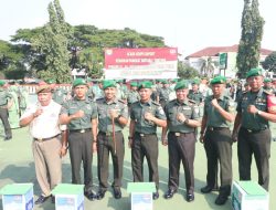 Komandan Kodim 0604/Karawang Letkol Inf. Dede Hermawan Gelar Kenaikan Pangkat
