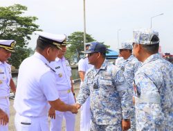 Asops Danlantamal I Lepas Keberangkatan Dua Kapal Perang Malaysia