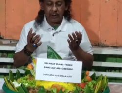 Peduli Insan Pers Serta Beri Tumpeng Pada Ulang Tahun Wartwan Rian Alfian, Sosok Kapolres AKBP Budi Dinilai Luar Biasa.