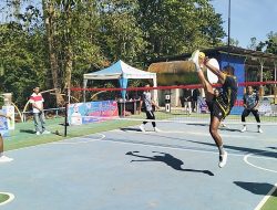Tornamen Sepak Takraw Piala Bupati Cup 2024, Tim  Polres Rohul Berlaga Tim Dishub, AKP Hermawan Ajak Jaga Harkamtibmas