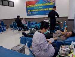 Wujud Kepedulian Sosial, Satlinlamil 3 Gelar Donor Darah Sambut HUT Kolinlamil Ke-63