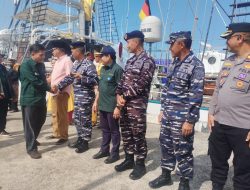 Danlanal Bintan Bersama FKPD Kepri dan FKPD Bintan Melepas Keberangkatan KRI Dewa Ruci Yang Mengemban Misi Muhibah Budaya Jalur Rempah 2024