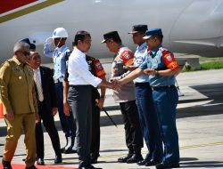 Komandan Lanal Sabang Sambut Kedatangan Presiden RI di Provinsi Aceh*