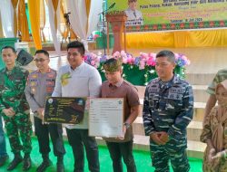 Danlanal Bintan Bersama Forkopimda Bintan Dampingi Bupati Bintan Kunker Ke Pulau Tambelan Kabupaten Bintan