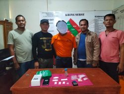 Tersangka Bandar Sabu Asal Labuhan Batu Selatan, Berhasil Diciduk Personil Polsek Tandun