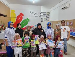 Jalasenastri Cabang 5 Korcab IV DJA I Lanal Bintan Bersama TK Hang Tuah Tanjung Pinang Adakan Lomba Mewarnai Back To School