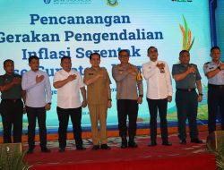 Danlantamal I Hadiri Lounching Gerakan Penanganan Inflasi Serentak Se- Sumut