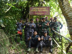 Komandan Lanal TBA Kunjungi Pulau Perbatasan Pulau Berhala