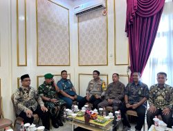 Danlanal Simeulue Hadiri Penyambutan dan Peusijuek PJ. Bupati Simeulue