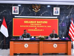 Yonmarhanlan I Laksanakan Latihan Dalam Rangka Penilaian Batalyon Marinir Teladan Tahun 2024