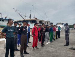 Kenalkan TNI AL Kepada Generasi Muda, Pangkalan TNI AL Nias Gelar Open Ship Ke KAL Hinako 1-2-19 di Dermaga UUP Kelas III Lahewa Nias Utara