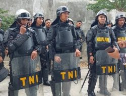 Tingkatkan Keterampilan dan Kesiagaan Prajurit, Satlinlamil 3 Laksanakan Latihan Pengendali Huru Hara