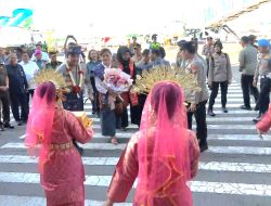 Danlantamal I Sambut Kedatangan Kapolda Sumut Yang Baru