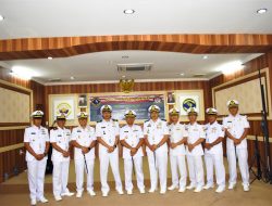 Dansatrol Lantamal I Pimpin Serah Terima Jabatan Komandan KRI Sigalu-857