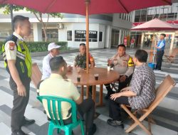 Bhabinkamtibmas Kelurahan Senen Bersama Babinsa Senen Kunjungi Proyek Senen Blok 1 Dan 2
