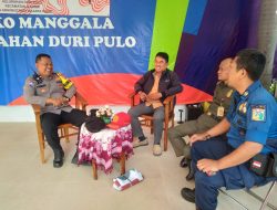 Sampaikan Pesan Kamtibmas binmas Duri Pulo Sambangi Perangkat Daerah Setempat
