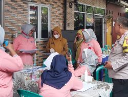 Patroli Dialogis Bhabinkamtibmas Petojo Selatan, Sampaikan Imbauan Kamtibmas ke Ibu Ibu PKK