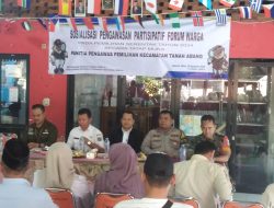 Tiga Pilar Kelurahan Petamburan Hadiri Sosialisasi Pengawasan Partisipatif Forum Warga Di RPTRA RT 03 RW 11