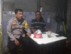 Patroli Dialogis Bhabinkamtibmas Kelurahan Tanah Tinggi Sambangi Warga