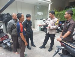 Bhabinkamtibmas Kelurahan Kebon Kacang Sambangi Warganya Di Pemukiman RT 09/02 Sampaikan Imbauan Kamtibmas