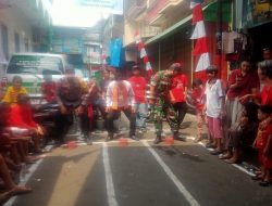 Bhabinkamtibmas, Babinsa dan Lurah serta Warga, Bersama Meriahkan Perayaan HUT Kemerdekaan Republik Indonesia Ke-79