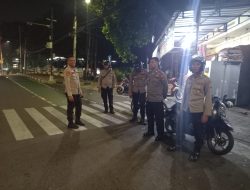 Patroli Strong Points Pagi Hari Polsek Johar Baru Antisipasi Gangguan Kamtibmas Di Sekitaran Wilayah Tanah Tinggi