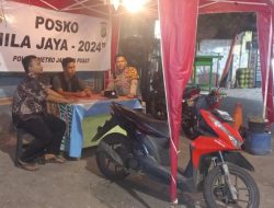 Patroli Kerawanan Malam Hari Polsek Metro Menteng di Titik-titik Rawan Tawuran
