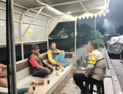 Sambang Malam Hari, Binmas Duri Pulo Jaga Kamtibmas Perkampungan Warga