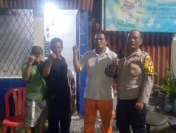 Patroli Wilayah Kapolsubsektor Galur Sambang Pos Keamanan Lingkungan RW 10