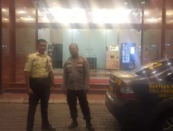 Patroli Dini Hari Polsek Metro Tanah Abang Dan Strong Point Gabung Security di Sepanjang Jalan Jenderal Sudirman