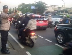 Patroli Pagi Hari Pengaturan Arus Lalu Lintas Pagi Hari Kapolsubsektor Galur di Jalan Letjend Suprapto