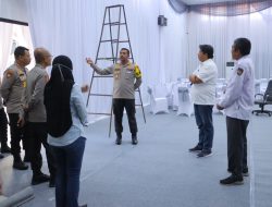 Kapolrestro Bekasi Tinjau Kesiapan Pengamanan Pendaftaran Calon Bupati dan Wakil Bupati