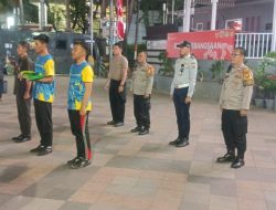 Latihan Upacara Pengibaran Bendera Merah Putih Dalam Rangka Bulan Kebangsaan 2024 Di Bundaran HI
