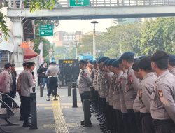 Polisi Siagakan 2.177 Personel Amankan Pendaftaran Cagub-Cawagub Dan PAM Unras Di DPR