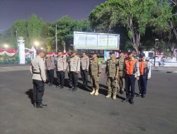 Ipda Sutarman Pimpin Apel Cipta Kondisi Tiga Pilar Kecamatan Gambir di Taman Pandang Istana, Monas