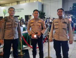 Pagi Hingga Malam Hari Waka Polsek Monitoring Registrasi Delegasi ISF Tahun 2024 Di Gedung JCC Senayan