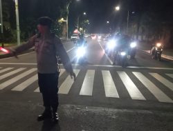 Pengawasan Lintasan Persimpangan Menjelang Malam Hari Jl. Pangeran Diponegoro Menteng