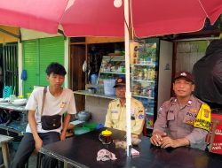 Sambang Wilayah Ke Pasar Gembrong Bhabinkamtibmas Kelurahan Galur Berikan Imbauan Petugas Security
