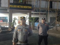 Polsek Metro Menteng Melaksanakan Patroli Rutin Mengantisipasi Gangguan Kamtibmas dan Rawan Tawuran Di Wilayah Hukum Polsek Metro Menteng