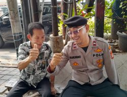Patroli Dialogis Panit 1 Patroli Aipda Sukirno Sambang Berikan Imbauan kepada Warga