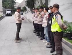 Kanit Samapta Polsek Metro Menteng Pimpin Apel di Kantor DPP Nasdem Menteng