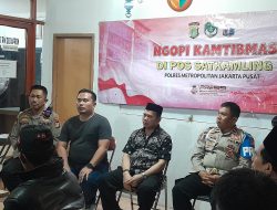 Polsek Kemayoran Mengadakan Kegiatan Ngopi Kamtibmas