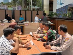 Bhabinkamtibmas Dan Babinsa Gelora Imbauan Kamtibmas Kepada Management Dan Panitia Pelaksana Acara Gedung JCC Senayan