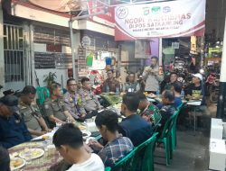 Ngopi Kamtibmas Polsek Johar Baru Bersama Tiga Pilar dan Warga di Pos RW 01 Kampung Rawa