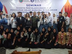 Note: BANN Gelar Seminar Bahaya Narkoba Dikalangan Generasi Melenial