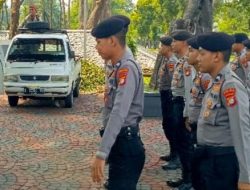 Apel Rutin Pengamanan Dan Antisipasi Unjuk Rasa Di Gedung DPR RI